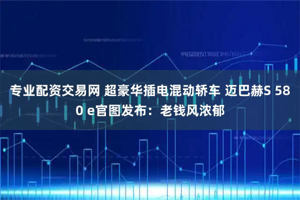 专业配资交易网 超豪华插电混动轿车 迈巴赫S 580 e官图发布：老钱风浓郁